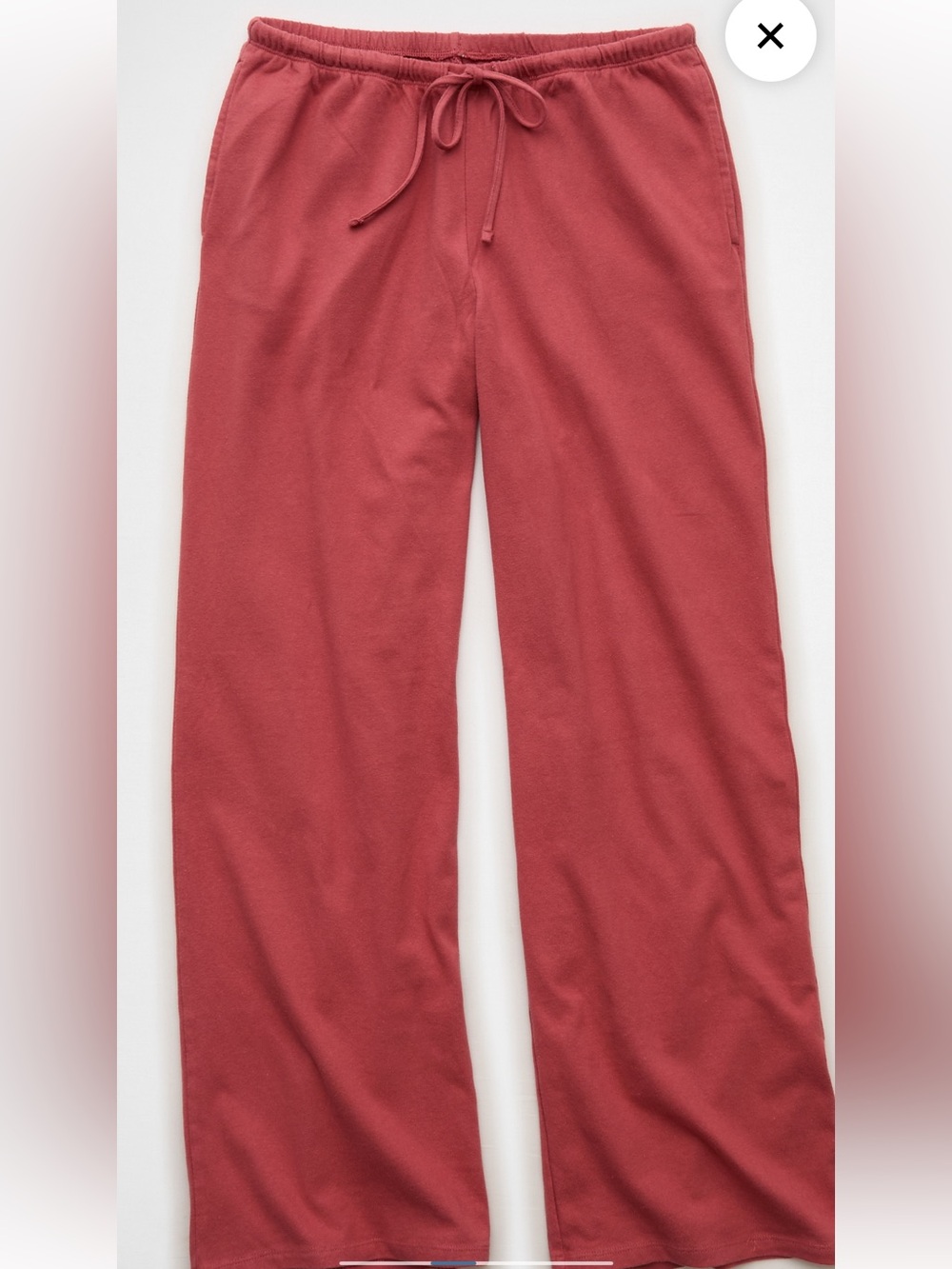 AE Saturday Mid Rise Straight Pant - Terracotta L
